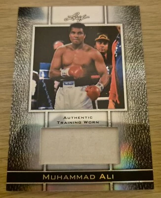 Muhammad Ali Training Worn Relic /10 Leaf Metal - Image 1 of 4