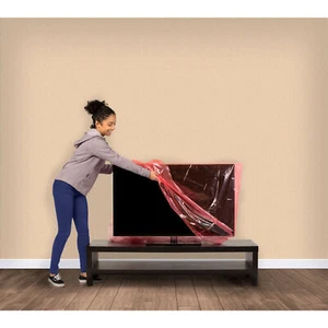 U-Haul Anti-Static TV Cover (Fits Flat Screens up to 70") - 70" x 42" - Picture 1 of 6