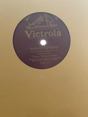 Elman String Quartet  Andante Cantabile 74575 Victrola Red Seal  Ex Condition - Image 1 of 3