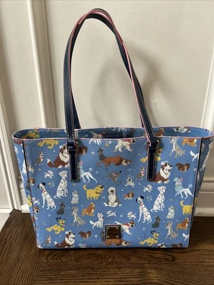 Disney Dogs 2024 HTF Blue Dooney and Bourke Tote - Image 1 of 4