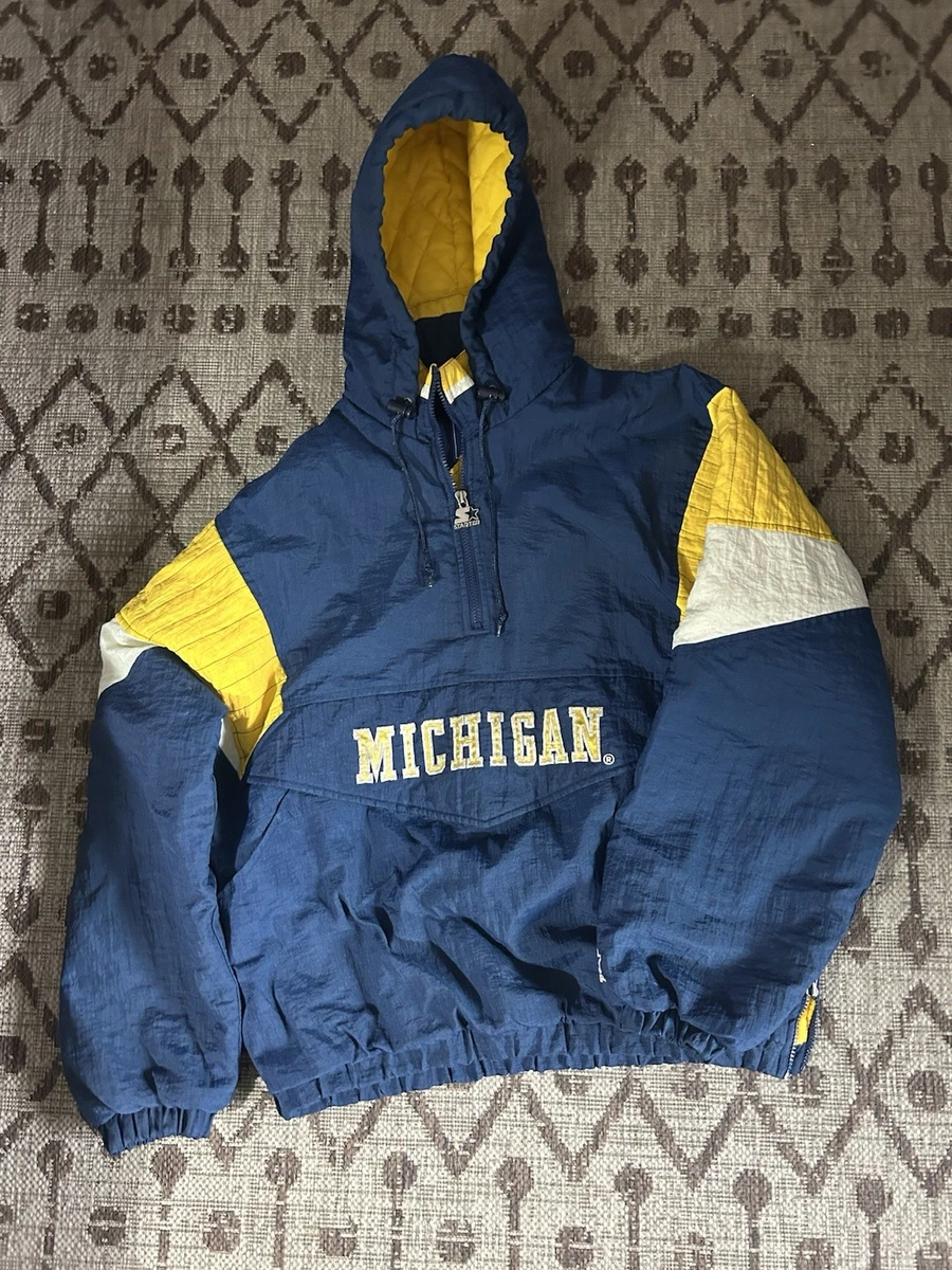 90s ミシガン・ウルヴァリンズ フットボール ジャケット L Vintage 90s Michigan Wolverines Football Leather Bomber Jacket
