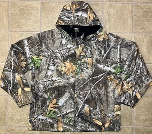 Berne Realtree Edge Camo Jacket Mens XL Reg Hooded Lined Softshell Hunting - Picture 1 of 9