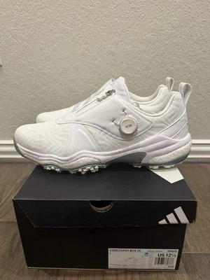adidas Codechaos BOA 25 Spikeless Golf Shoes - White/Grey - ID8605 - Image 1 of 4