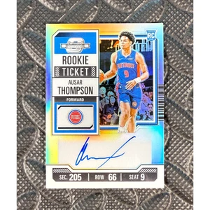 Ausar Thompson 2023-24 Contenders Optic Premium Auto Rookie Ticket On-Card Auto - Picture 1 of 2