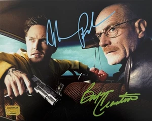 Bryan Cranston & Aaron Paul "Breaking Bad" signiertes Auto 10 x 8 Foto GSC COA - Bild 1 von 6