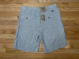 Patagonia Back Step Shorts - 10" Hemp Men's Sz 35 Chambray / Feather Grey - Picture 1 of 15