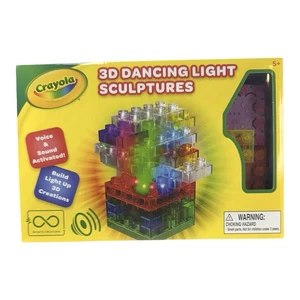 Kids Love E-Blox Crayola 32 Pieces 3D Dancing Light Sculptures Blocks Age 5+ - Picture 1 of 2
