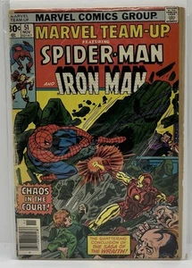 Marvel Team-Up #51 (Marvel Comics noviembre 1976) Spider-Man Iron Man - Imagen 1 de 3