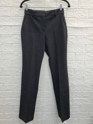 NUEVO Pantalón Express Editor Studio Sarga Elástica Tiro Medio Bootcut Negro Para Mujer Talla 0S Foto 1 de 4