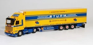 Tekno 55390 SCANIA R500 Topline Truck &Fridge Trailer STRUM Transport 1/50 Scale - Picture 1 of 2