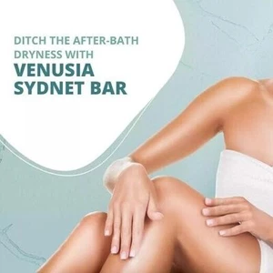 VENUSIA Moisturizing Bathing Bar, Syndet Bar, Shea Butter PH Balanced 75 gm x 2 - Picture 1 of 6