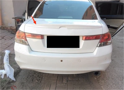 Alerón trasero ABS blanco para Honda Accord 2008-2012 sedán 4 puertas Foto 1 de 2