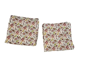 Funda Almohada Ikea Alvine Gava 2 Borgoña Floral 100% Algodón Multicolor - Imagen 1 de 11