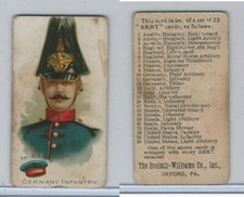 E1 Breisch, Army Cards, 1910, #11 German Infantry