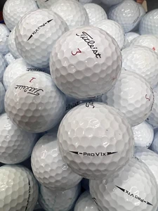 12 Titleist Pro V1x Left Dash Near Mint AAAA Used Golf Balls - Picture 1 of 2