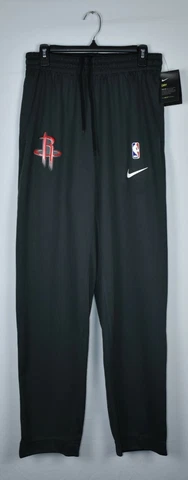 HOUSTON ROCKETS NIKE NBA Warm up Dri fit pants Basketball Black Mens LT Cover