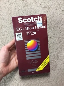 Scotch VHS Tapes T-120 Blank SEALED New EG+ High Grade - Picture 1 of 3