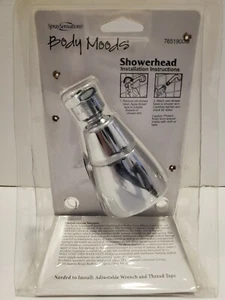 Body Moods Adjustable Spray Shower Head Chrome Finish Brand New - Picture 1 of 3