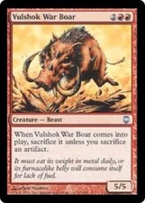 MTG 1x Vulshok War Boar Darksteel Darksteel Magic the Gathering card