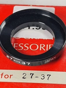 27-37mm Metal Step Up Lens Filter Converter Adapter Ring 27mm-37mm E27-E37 Japan - Picture 1 of 6