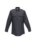 NEW Flying Cross Navy Uniform Shirt 45W6986 Poly Blend MEN'S L/Sleeve 18.5/34