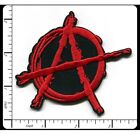 Embroidered Iron on patches Anarchy Symbol