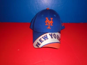 New York Mets New Era 9FORTY Adjustable Strap Hat EUC - Picture 1 of 3