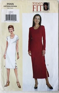 Vogue 7055 Misses / Miss Petite Dresses Sewing Pattern Sz A-B-C Bust 32-34-36 - Picture 1 of 1