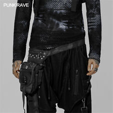 Punk Rave Fashionable Gothic Punk Cool Decadent Hand-painted Nylon Rivet Leg Bag