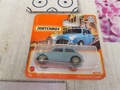 Matchbox: 1964 Austin Mini Cooper graublau OVP - Bild 1 von 2