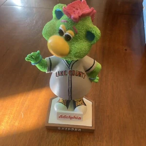Lake County Captains Bobblehead Skipper Cleveland Guardians Pink Mohawk Adelphia - Picture 1 of 9