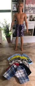 Barbie Clothes Lot of 7 Ken's Boxer Shorts Clearance Sale - Picture 1 of 4