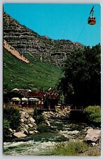 Provo Canyon Utah Ut U S Hwy 189 The Sky Ride Bridal Veil Falls Unp Postcard