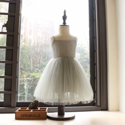 Elegant Girl Fluffy Dress Flower Baby Wedding Ceremony Costume Birthday Outfits - Image 1 of 4