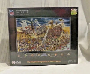New  NFL Search Adventure Puzzle - Chicago Bears - 24" x 18" 500 pieces  - Picture 1 of 6