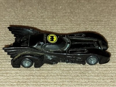 1989 Ertl Batmobile Black with Yellow Batman Logo Very Nice - 3.75 Inches - Image 1 of 4
