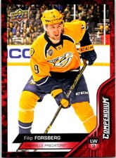 2016-17 Upper Deck Compendium Red Filip Forsberg #151