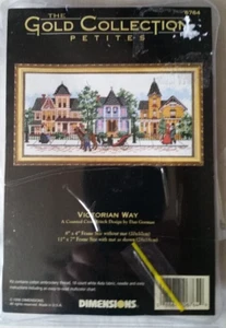 Dimensions The Gold Collection Petites 6764 VICTORIAN WAY Cross Stitch Kit 1998 - Bild 1 von 3