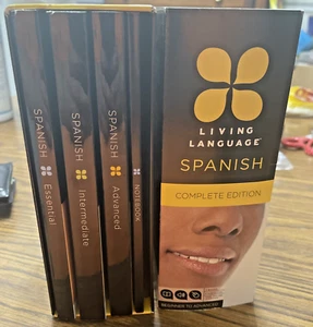 Living Language 2011 Spanish 3 Text Books + Notebook ONLY No Audio Lot Set Learn - Imagen 1 de 24