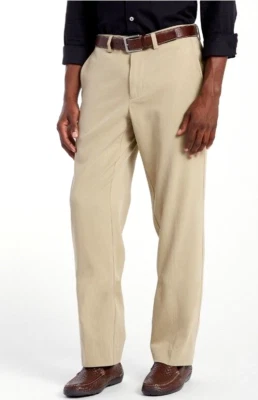 $145.00 Tommy Bahama Men's New St. Thomas Flat Front Silk Pants, Sisal, W32X30L - Image 1 of 4