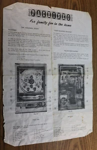 Owner's Instruction Manual - PACHINKO Folded Story Rules Ohno Shoji Japan - Picture 1 of 2