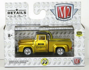 M2 Machines Mooneyes Moon Hobby Gold 1956 Ford F-100 Pickup Truck S81 #20-24 - Picture 1 of 6