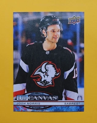 Josh Norris - Buffalo Sabres - 2025-26 UD Series 1 - UD Canvas Insert - #C-34 - Image 1 of 2