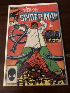 Web of Spider-Man #5 (Marvel Comics August 1985) F-Vf- - Picture 1 of 6