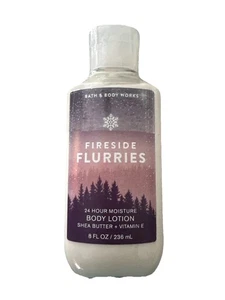 Bath & Body Works Fireside Flurries 24H Moisture Body Lotion 8 fl oz / 236 ml - Picture 1 of 2