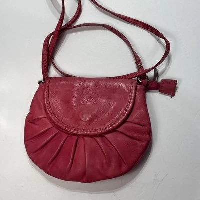 Borse In Pelle Genuine Leather Pink Detailed Italy Crossbody Bag Purse - Image 1 of 4