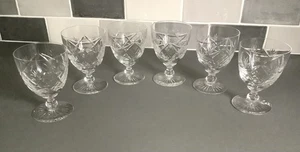 Set of 6 Edinburgh Crystal Water Goblets ~ Drinking Glasses - Picture 1 of 12