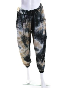 Melissa Masse Womens Tie Dye Elastic Waist Slip-On Jogger Pants Blue Size M - Picture 1 of 5