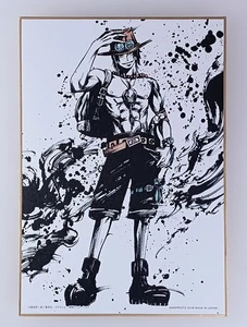 Portgas D. Ace - One Piece Sumishiki Shikishi Art Board Banpresto From Japan - Picture 1 of 7