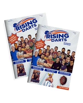 Rising Darts Magazin 01 / Sommer 2025 / Dart Zeitung für den Amateur-Bereich - Bild 1 von 3